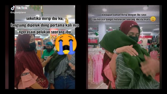 Haru! Tak Pernah Jumpa ibu, Wanita ini Tak Kuasa Lihat Sosok Mirip Ibunya