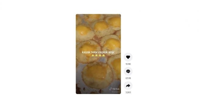 Kue nastar gagal. [TikTok]