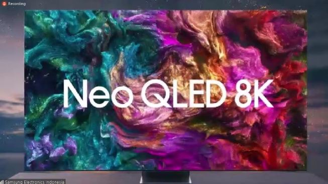 Neo QLED 8K. Screenshot/Lintang Siltyarini]