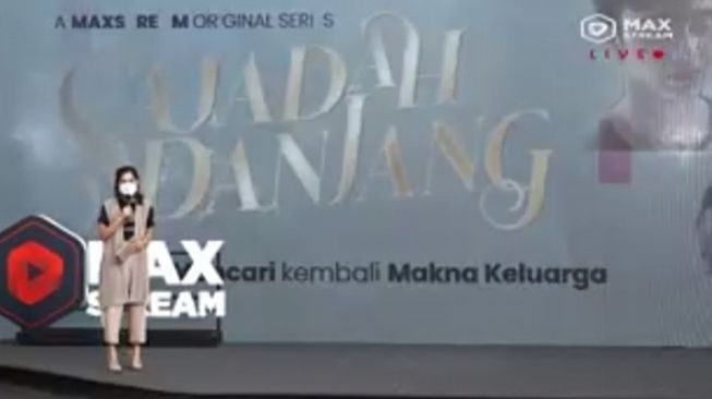 Peluncuran konten original baru Maxstream secara virtual, Rabu (5/5/2021). [Screenshot]