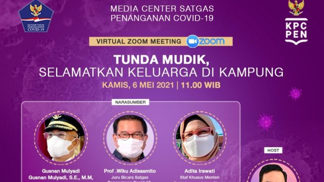 LIVE STREAMING: Tunda Mudik, Selamatkan Keluarga di Kampung