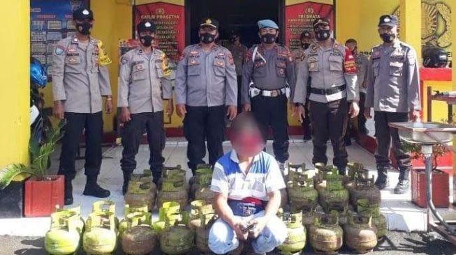 Gelapkan Tabung Gas Elpiji, Warga Morowali Utara Dicokok Polsek Toili