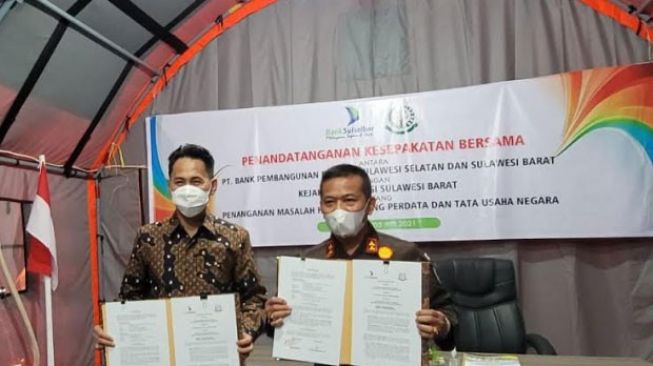 Tekan NPL, Bank Sulselbar MoU dengan Kejati Sulbar