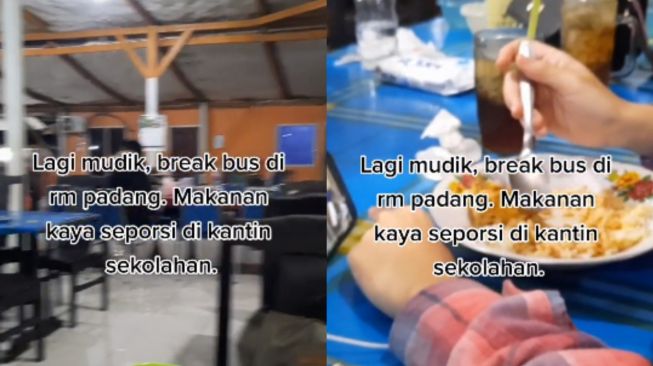 Pesan Makanan di Warung, Rombongan Pemudik Syok Lihat Total Harganya