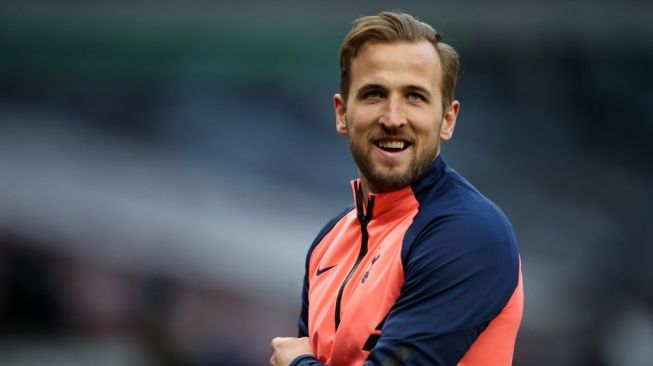 Penyerang Tottenham Hotspur yang juga kapten Timnas Inggris, Harry Kane. [Nick Potts / POOL / AFP] 