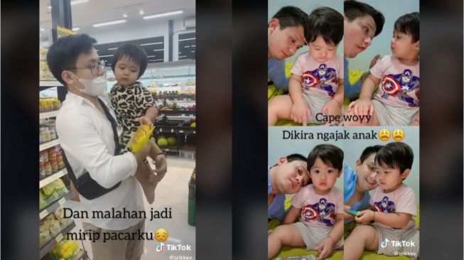 Viral Punya Adik di Umur 25 Tahun, Wajahnya Malah Mirip Pacar (tiktok.com/@srikkev)