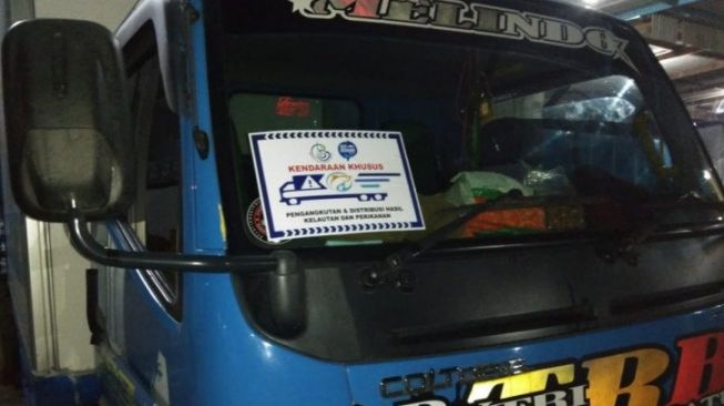 Larangan Mudik 2021, Ini Stiker Khusus Angkutan Logistik Sektor Kelautan