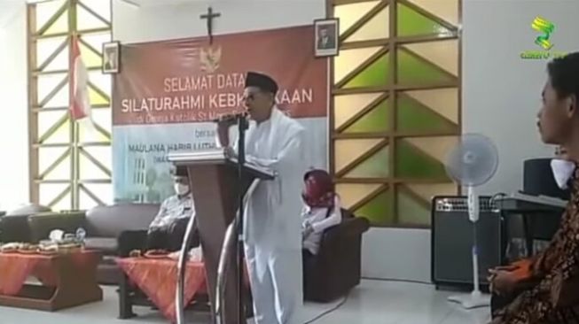 Habib Lutfhi ceramah di Gereja [Twitter]