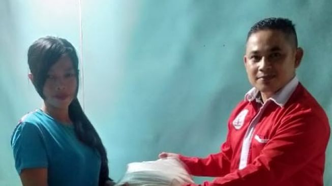 Taruna Merah Putih Meranti Ikut Berbagi di Bulan Suci