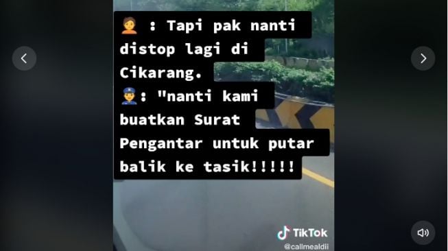 Tangkapan layar Video akun TikTok @callmealdi. [TikTok]