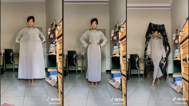 Viral Pria Bikin Modifikasi Baju Koko, Malah Mirip Reog (tiktok.com/@alanhadid)