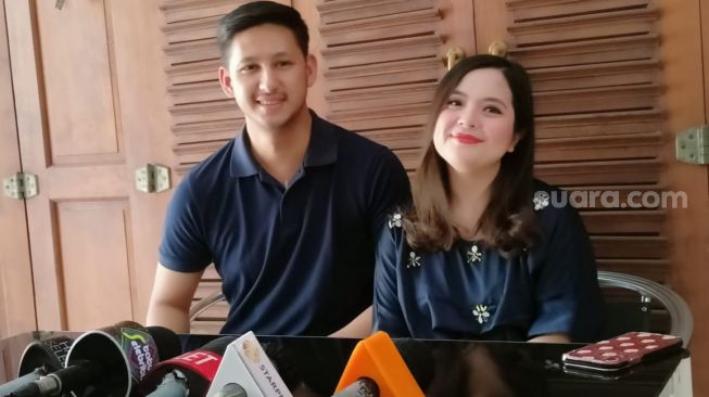 Tasya Kamila dan suami, Randi Bachtiar [Rena Pangesti/Suara.com]