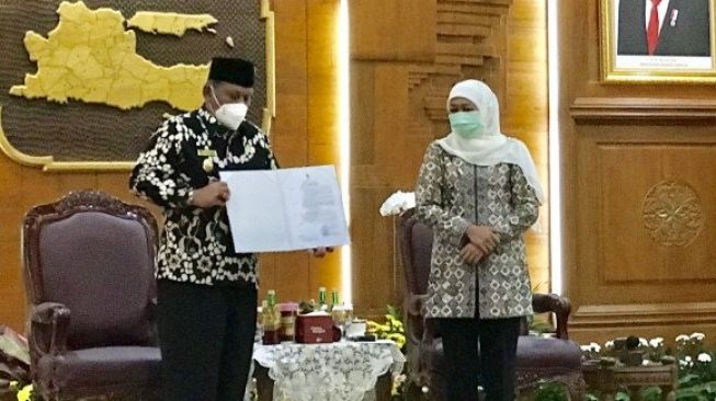 Khofifah: Tugas Plt Bupati Nganjuk Mengembalikan Kepercayaan Masyarakat