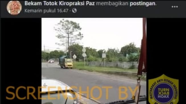 CEK FAKTA: Benarkah Video Mobil RI 1 Presiden Jokowi Pulang Kampung?