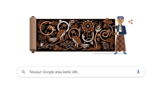 Google Doodle Hari Ini Rayakan Ulang Tahun Go Tik Swan, Sang Pelopor Batik