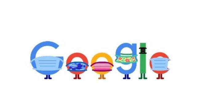 Lewat Doodle, Google Ingatkan Kembali Pakai Masker dan Jaga Jarak