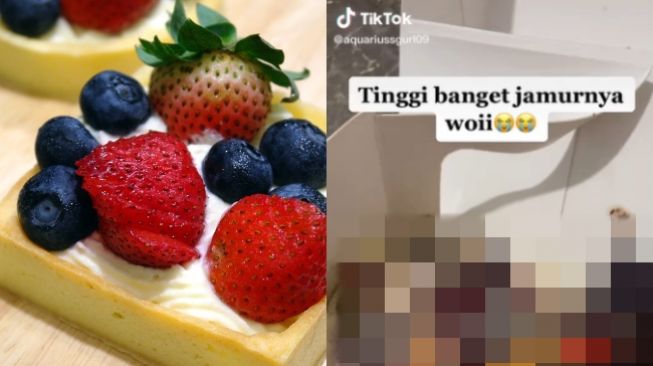 Kelamaan Disimpan di Kulkas, Wujud Hampers Kue Ini Bikin Publik Merinding