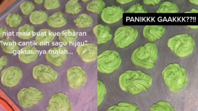 Niat Hati Buat Kue Lebaran, Hasilnya Malah Bikin Warganet Ngelus Dada