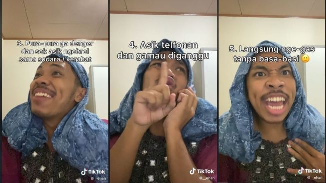 5 Tipe Jomblo saat Ditanya soal Pacar saat Lebaran (tiktok.com/@__ehan)