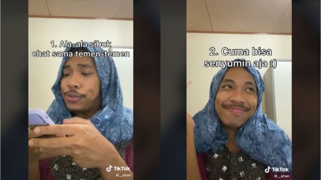 5 Tipe Jomblo saat Ditanya soal Pacar saat Lebaran (tiktok.com/@__ehan)