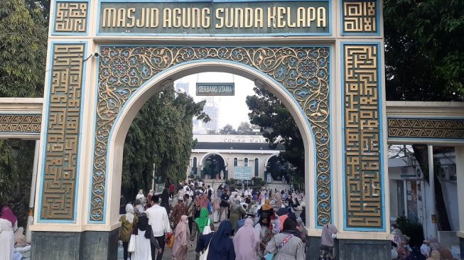 Euforia Lebaran Kembali Terasa di Masjid Agung Sunda Kelapa