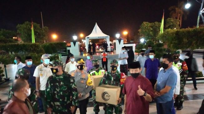 Forkopimda Demak Pantau Malam Takbiran Idul Fitri 1442 H