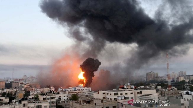 Jual beli serangan antara Israel dan Palestina masih terus terjadi dan tidak nampak bakal reda. [Antara]