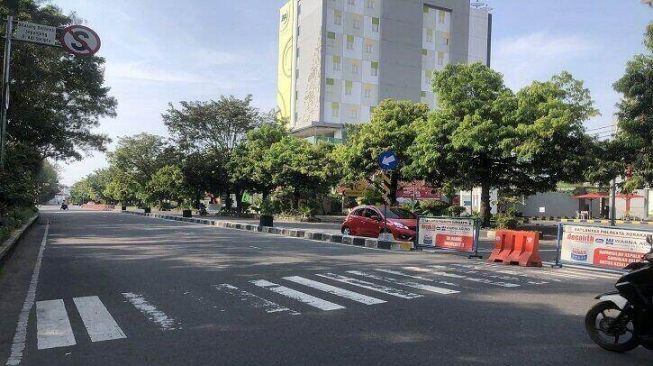 Mudik Lebaran Dilarang, Jalan-jalan di Kota Solo Sepi