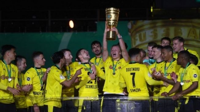 Hajar RB Leipzig, Borussia Dortmund Juara DFB Pokal