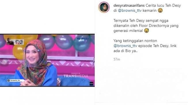 Unggahan video Desy Ratnasari [instagram]