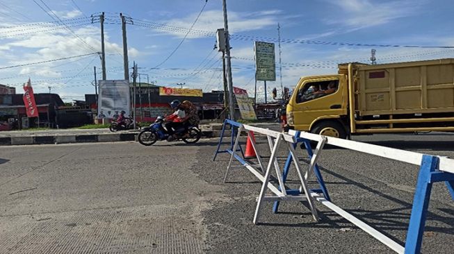 Hari Kedua Lebaran, Simpang Panam Pekanbaru Tak Lagi Disekat