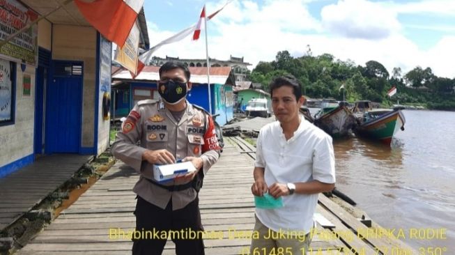 Persuasif Bripka Rodie Sampaikan Himbauan