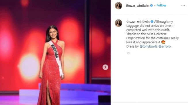 Fakta menarik Miss Myanmar Ma Thuzar Wint Lwin di Miss Universe 2020. (Instagram/thuzar_wintlwin)