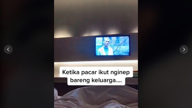 Viral Video Pacar Nginap Bareng Keluarga, Ekspresi Tertekan Tak Berkutik