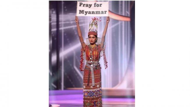 Koper Hilang, Miss Myanmar Malah Menang Best National Costume