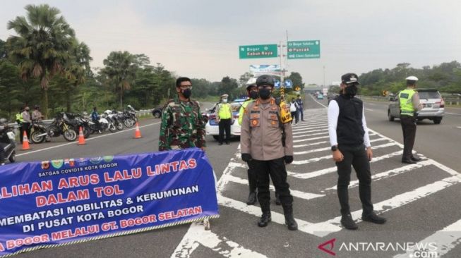 Gerbang Tol Baranangsiang Ditutup Sementara