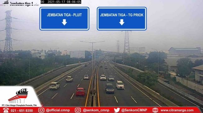 Hari Pertama Kerja Usai Libur Lebaran, Begini Kondisi Lalin di Jakarta