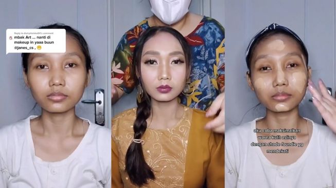 Make Over ART Sebagai Kado Lebaran, Majikan Kaget Hasilnya Mirip Model