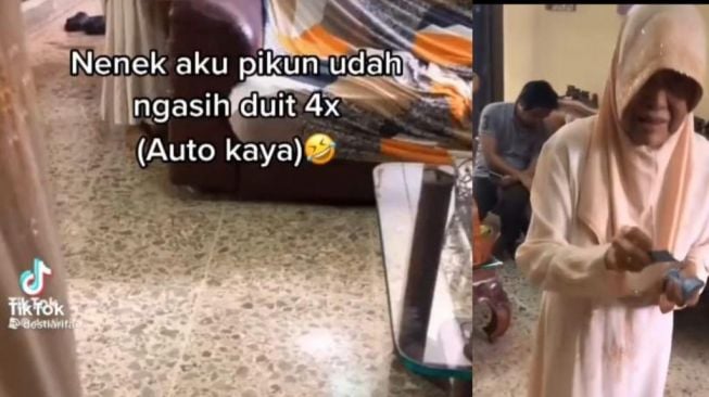 Viral Nenek Sudah Pikun Kasih THR Sampai 4 Kali, Sender: Auto Kaya