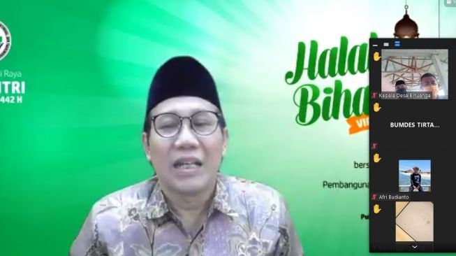 Halalbihalal dengan Pengurus BumDes, Mendes Siap Fasilitasi Desa Wisata