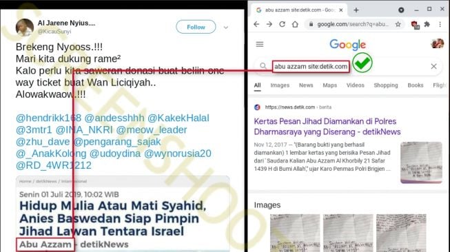 Benarkah Anies Baswedan Siap Pimpin Jihad Lawan Tentara Israel? (Turnbackhoax.id)