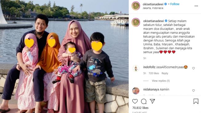 Potret Oki Setiana Dewi [Instagram/okisetianadewi]