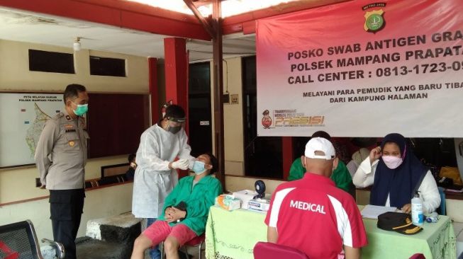 100 Warga Mampang Prapatan Dites Covid-19 Usai Mudik Lebaran