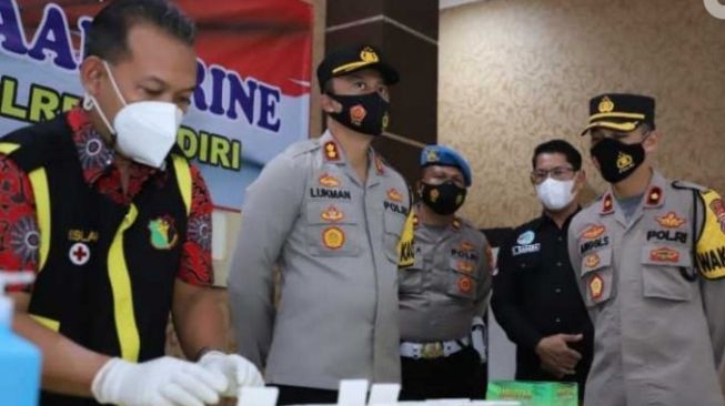 Polres Kediri Mendadak Gelar Tes Urine Bagi Anggota, Ada Apa?