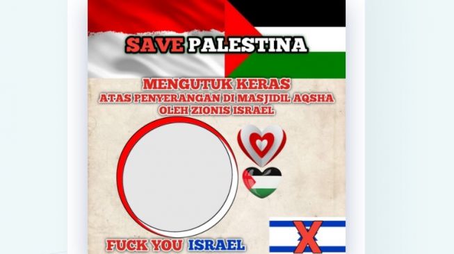 Twibbon Bela Palestina Gratis, Langsung Masukkan Foto Kamu dan Posting