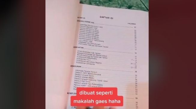 Ayah catat tamu undangan pernikahan anak, alasannya tak terduga. (TikTok)