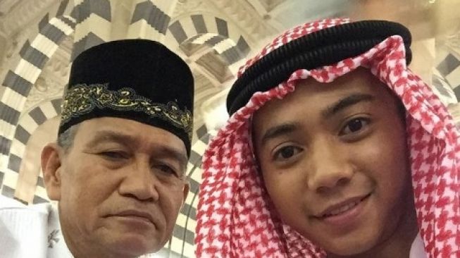 Rizki DA dan ayahnya, Abdul Muthalib Pily [Instagram]