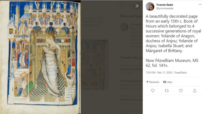 Book of Hours. [Twitter]