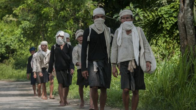 Tradisi Seba Baduy, Beri Hasil Bumi dan Sampaikan Pesan ke Bupati Lebak dan Gubernur Banten