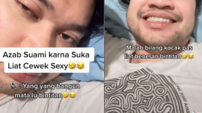 Viral Istri Tegur Suami Mata Bintitan: Azab Lihatin Cewek Seksi di TikTok